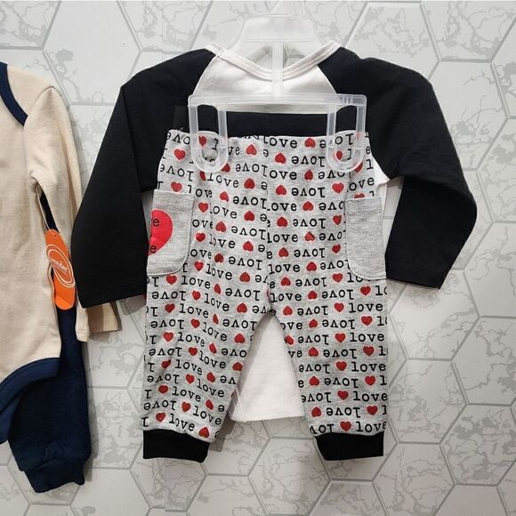 Nwt Baby Boy's Valentine's Day and St. Patrick Day Clothes Bundle,  Size 6-9 mon - Picture 5 of 7